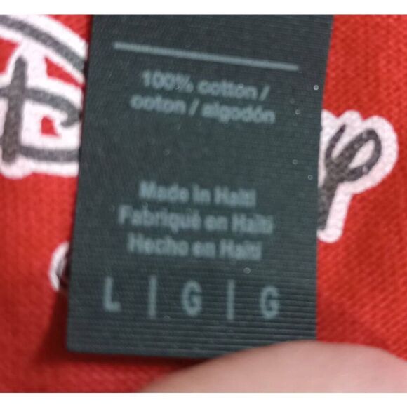 Gildan Disney T-shirt Men's Large Red Mickey Mouse Uncle Crew Neck Short Sleeve - Picture 5 of 7